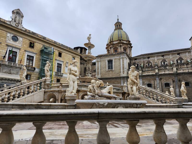 Fountain of Shame in Palermo.