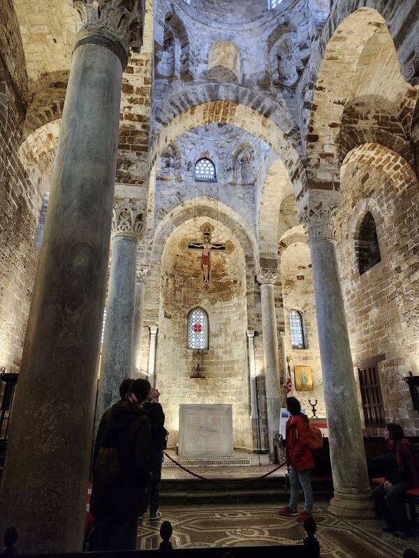 Interior of the Church of Saint Cataldo.
