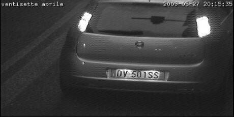 Traffic camera picture in Florence.