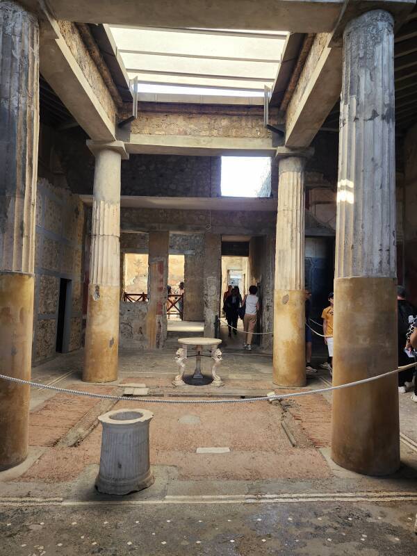 Atrium in Casa dei Ceii.