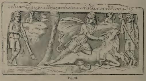 Figure 24 on page 198 of Cumont's book: drawings of a tauroctomy.