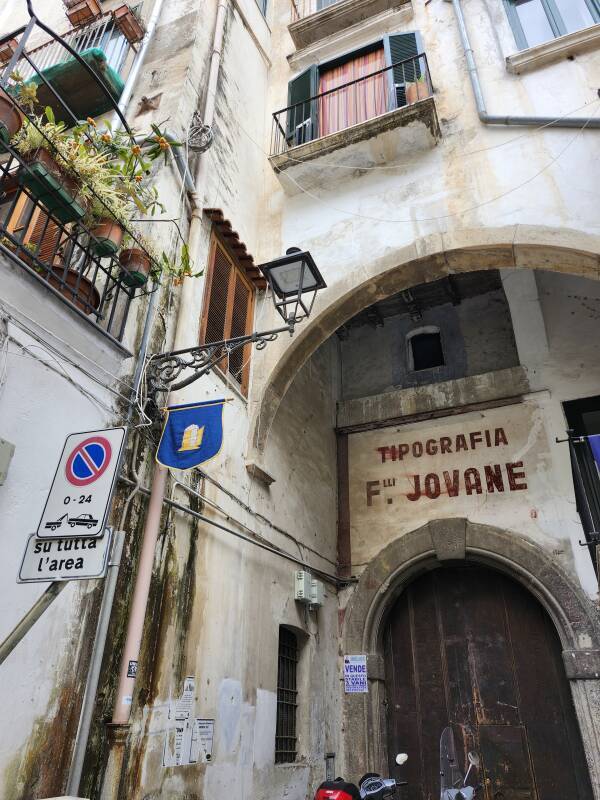 Typography firm in Salerno.