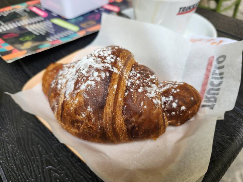 Cornetto, or croissant.