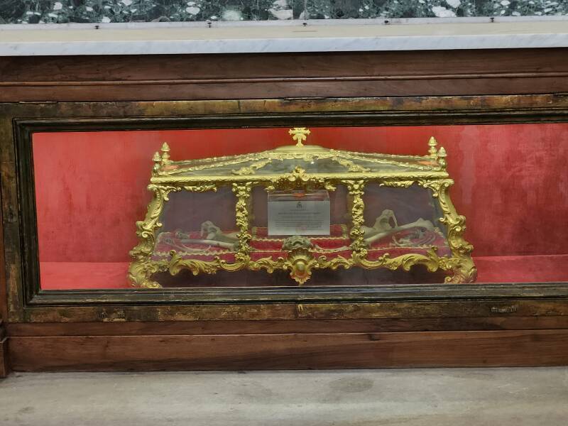 Bones of a former archbishop.