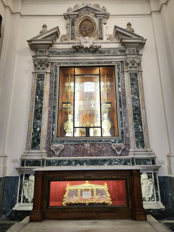 Bones of a former archbishop.