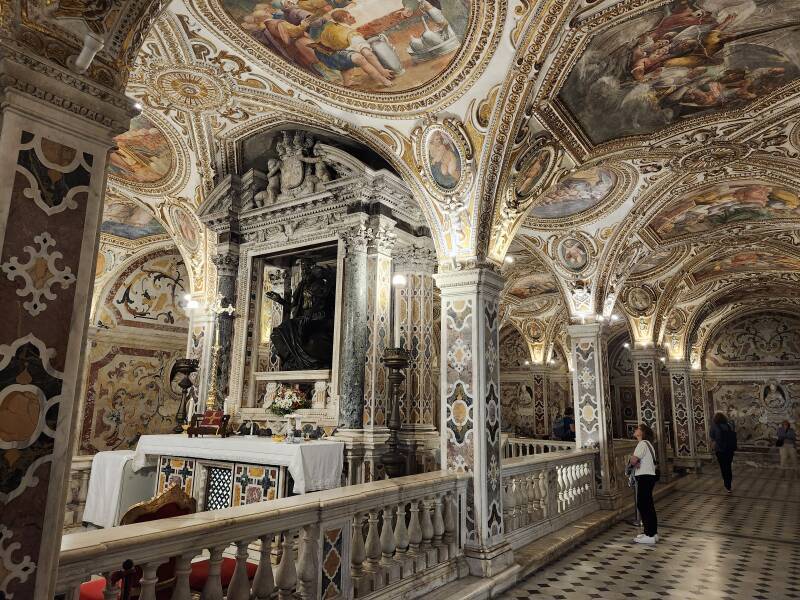 Reliquary of Matthew in the Salerno duomo.