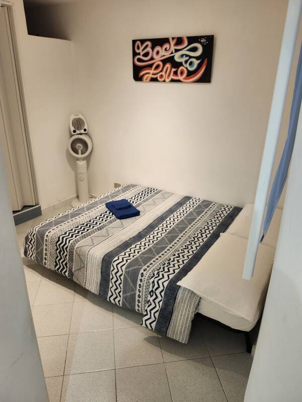 Bedroom in the apartment.