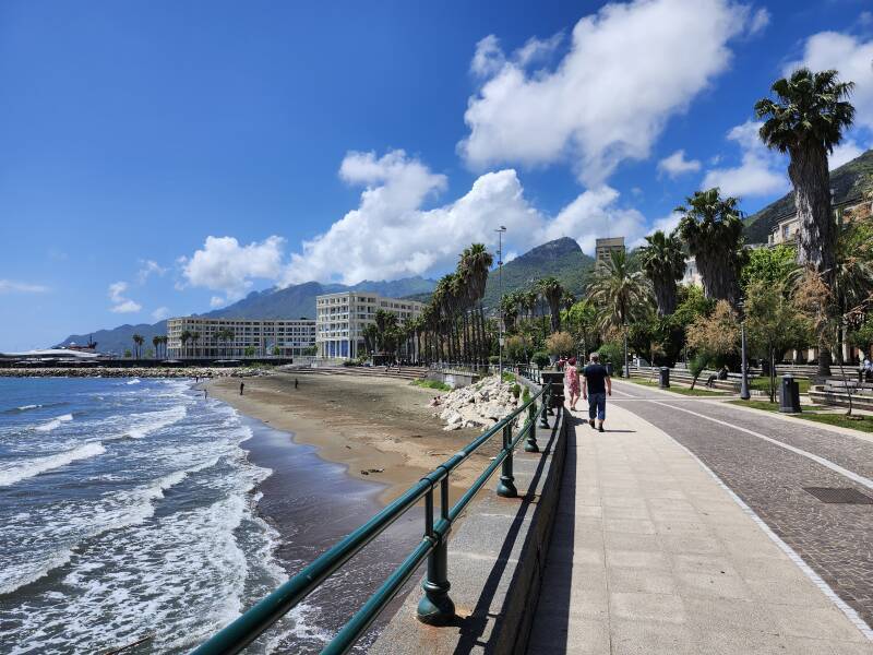 Waterfront in Salerno