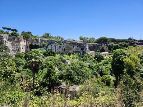 Quarries at the archaeological park.