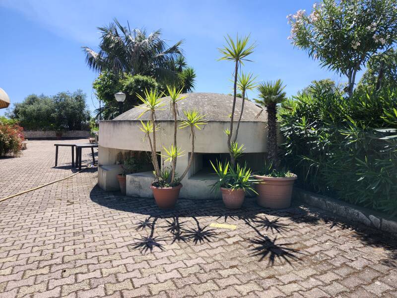 The Italian machine-gun pillbox, a.k.a. the bunker.