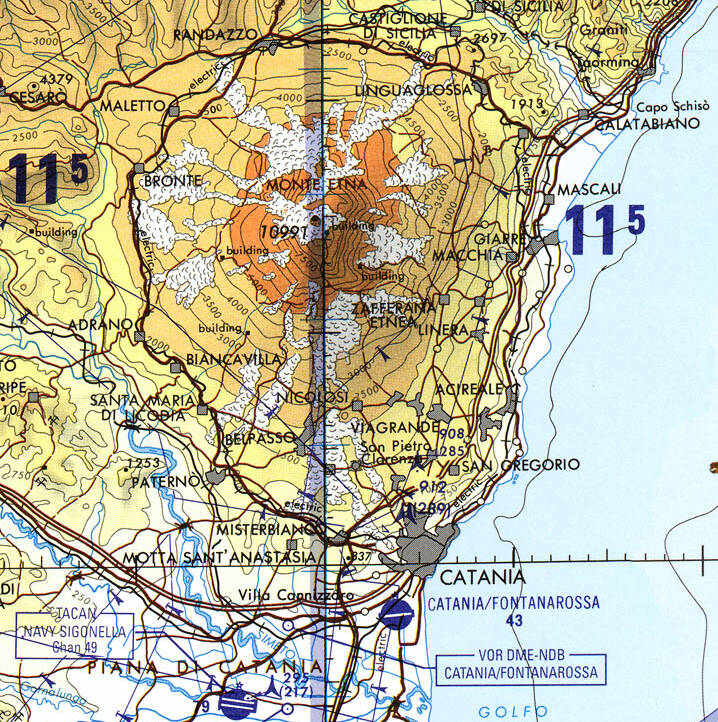 Segment of TPC G-2B showing Etna.