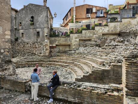 The Odeon, a small theatre a block off Corso Umberto.