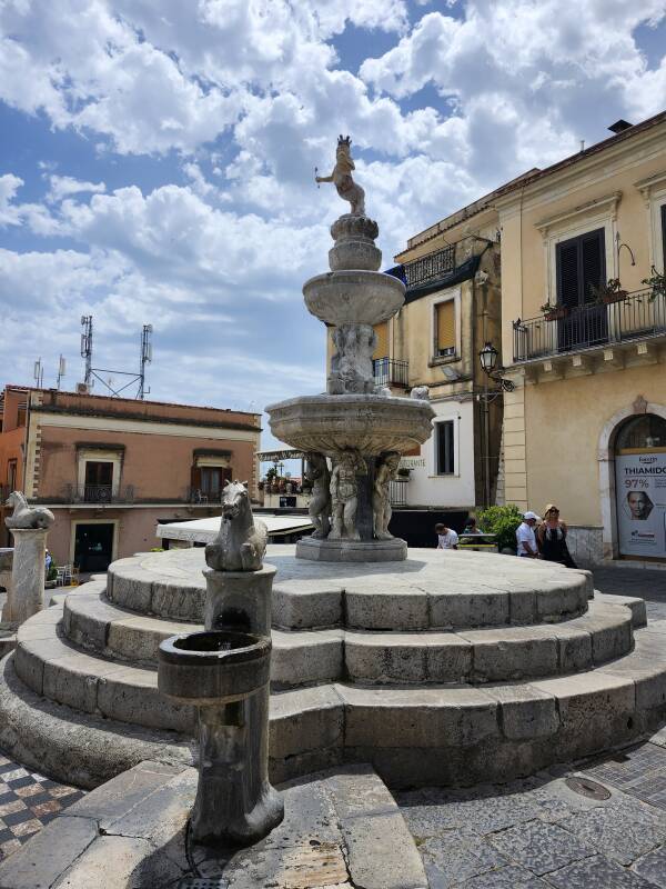 Two-legged pregnant female centaur.