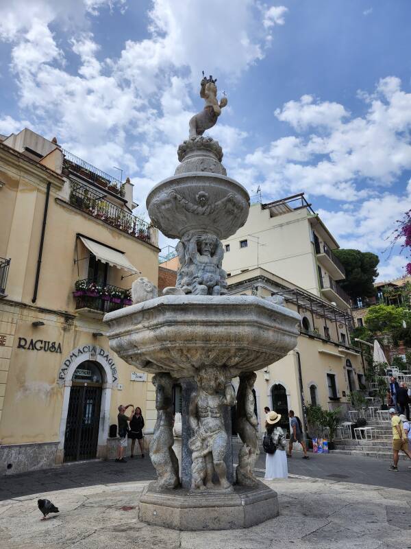 Two-legged pregnant female centaur.