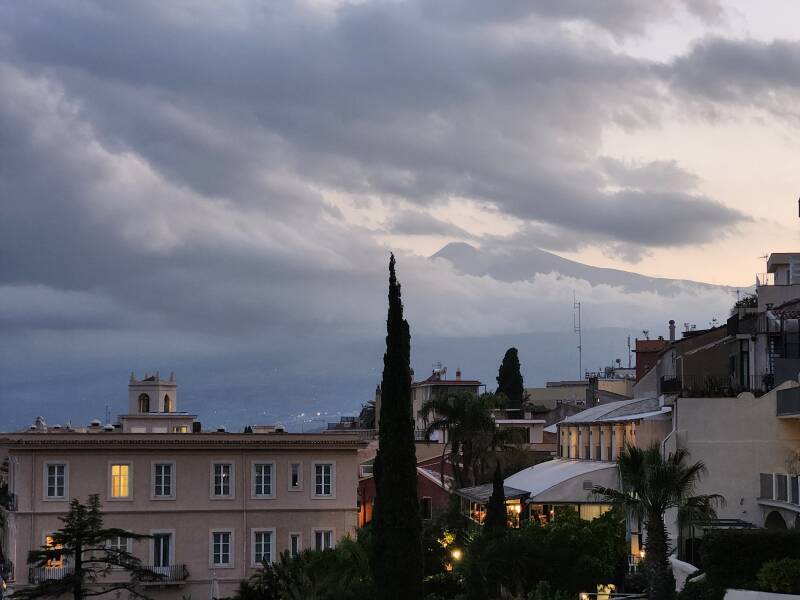 View toward Etna at 20:21.