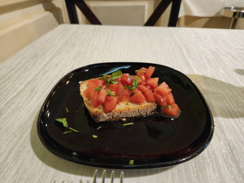 Bruschetta.
