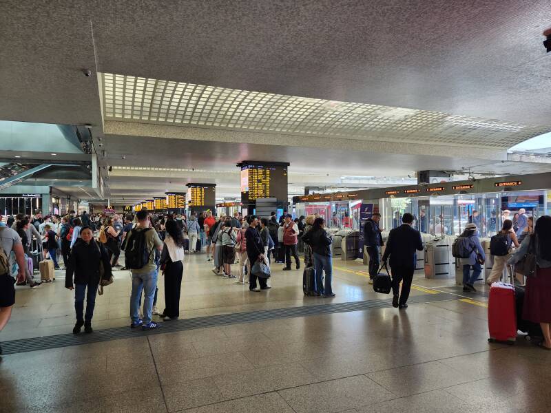 Roma Termini station.