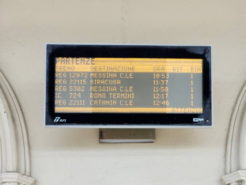 Taormina-Giardini station.