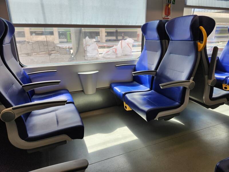 On board a Regionale train.