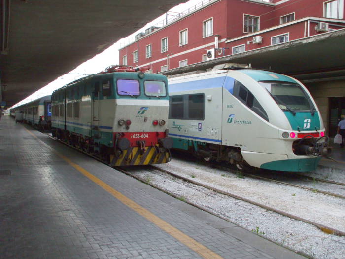 Italian passenger train.