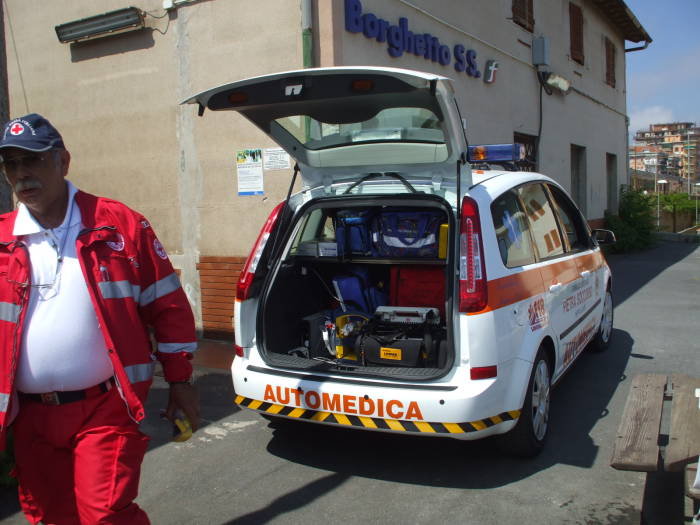 Italian paramedic or emergency medical technician.