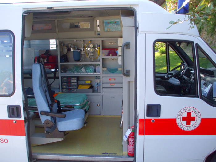 Italian ambulance.