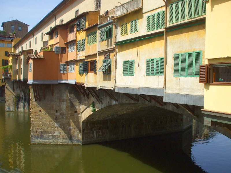 Ponte Vecchio over the Arno river in Florence.