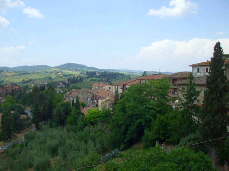 Gan Gimignano in Tuscany.