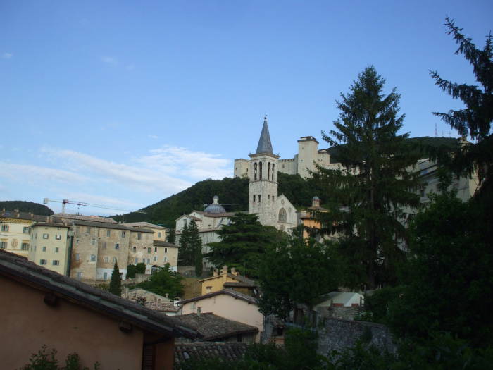 Citadel and Duomo in Spoleto.