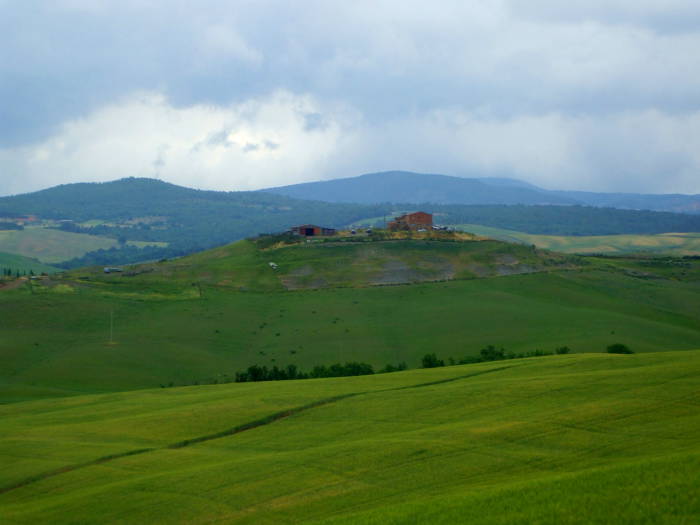 Umbrian countryside and villas.