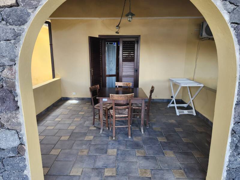 Veranda in front of my room.