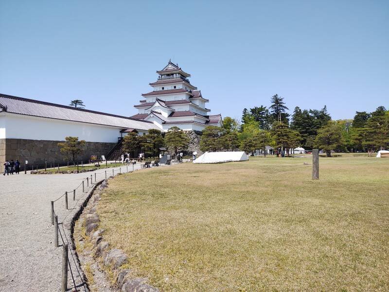 Keep of Tsuruga Castle in Aizu-Wakamatsu.