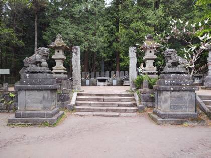 Graves of the Byakkotai or the White Tiger Unit, the teenage samurai, in Aizu-Wakamatsu.