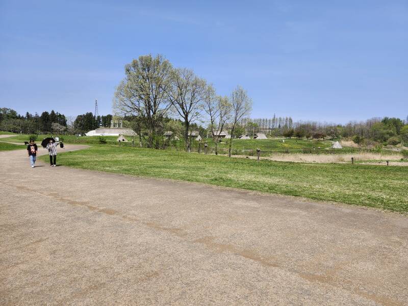 Overview of the Jōmon settlement.