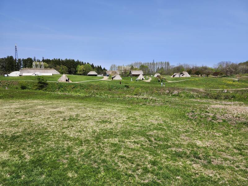 Overview of the Jōmon settlement.