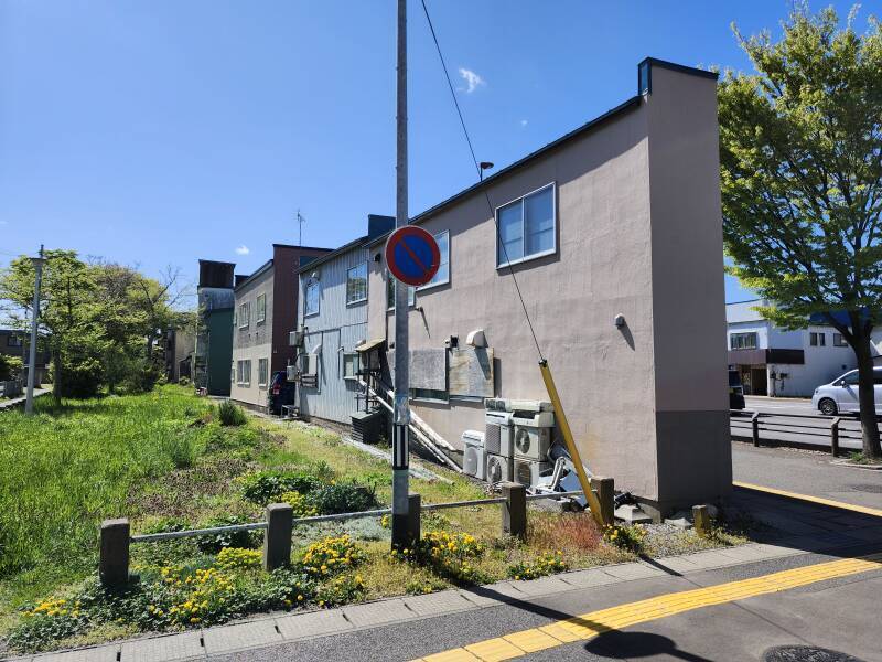 Unusually thin building in Aomori.