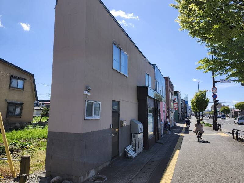 Unusually thin building in Aomori.