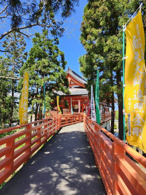 Porch of Kōya-san Aomori Betsu-in at Seiryū-ji.