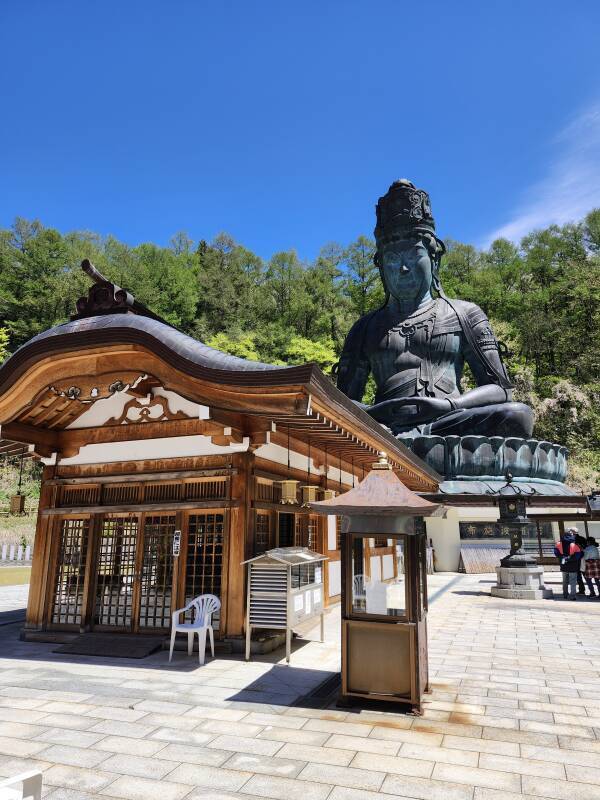 Shōwa Daibutsu at Seiryū-ji, a large statue of the seated Buddha.