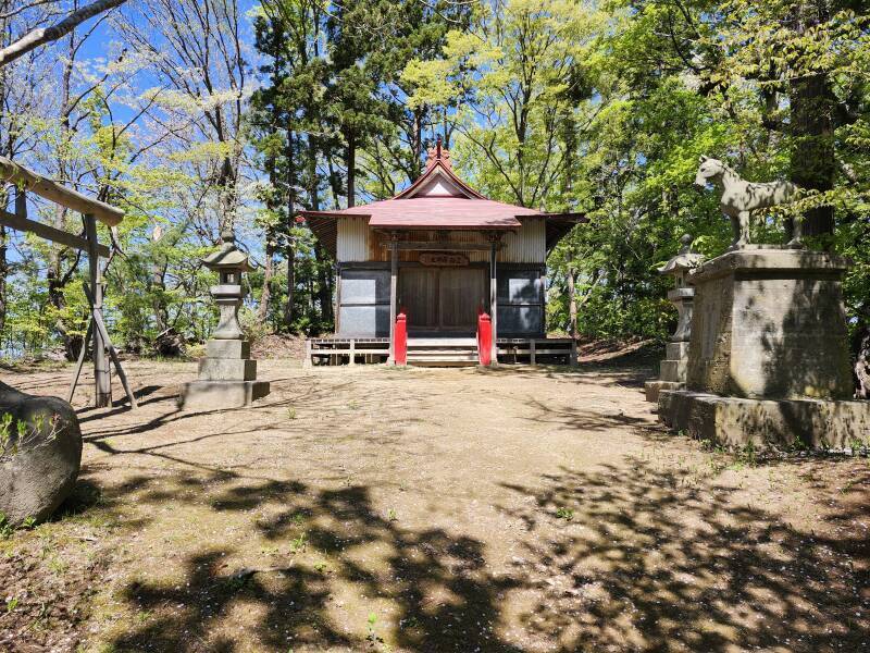 Inari shrine near the temple.