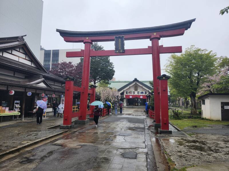 Torii at Utou Jinja.