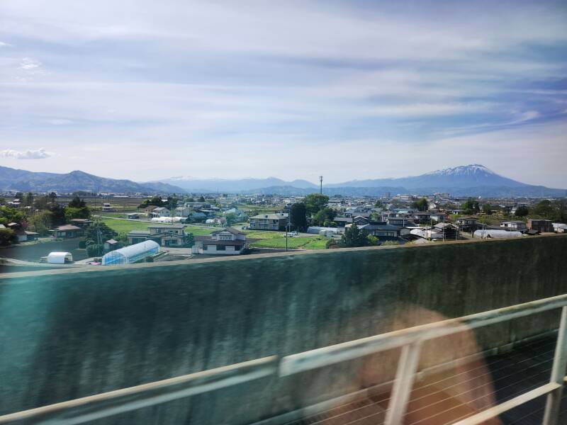 View from Shinkansen near Morioka.