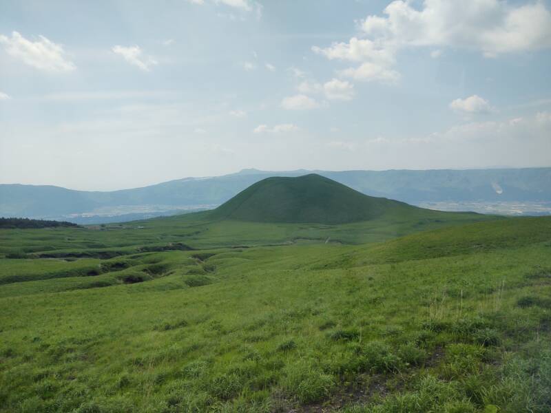 Small cone at Mount Aso.
