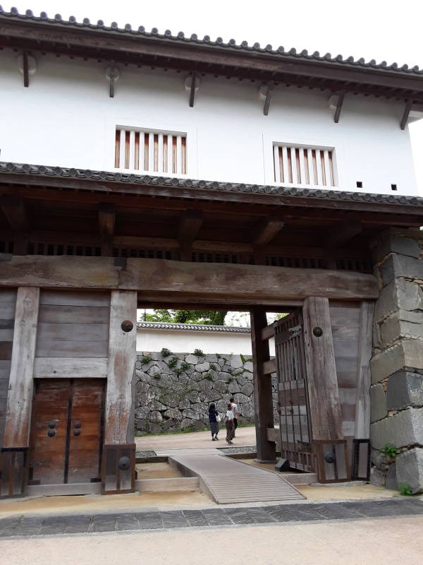 Castle in Ōhorikōen or Ōhori Park in Fukuoka.