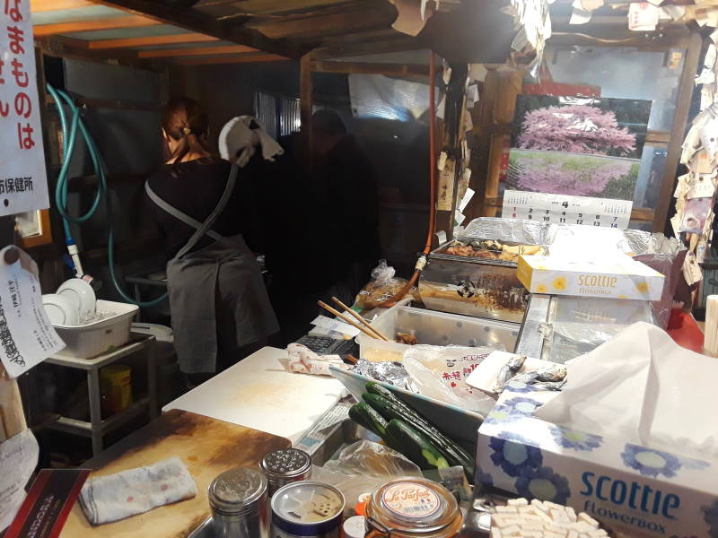 Yatai or ramen stand in Fukuoka.