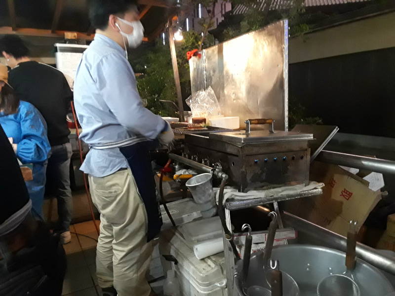 Yatai or ramen stand in Fukuoka.