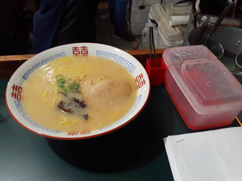 Yatai or ramen stand in Fukuoka.