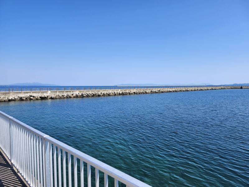 Looking north into the Tsugaru Strait.