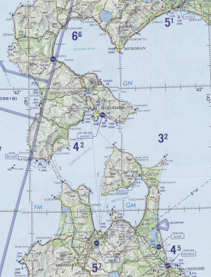 1:1,000,000 Operational Navigation Chart F-10.