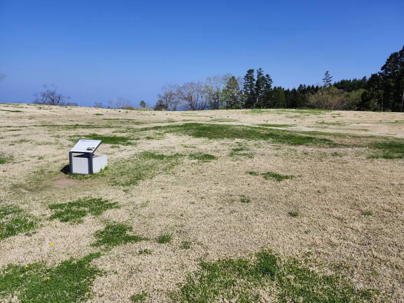 Hillock within the ritual area of the Kakinoshima Site.